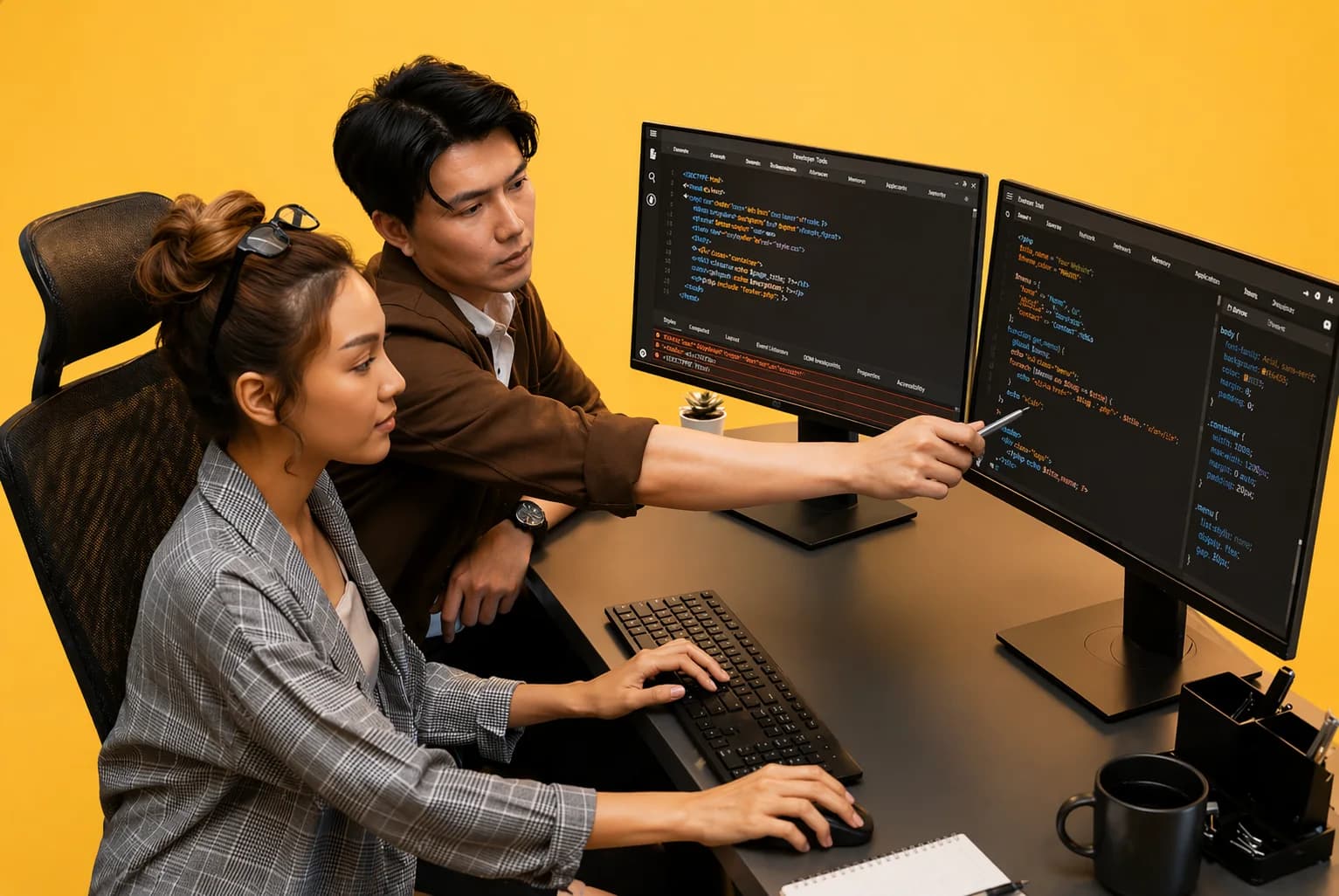 Developer track learners at Nura Dev