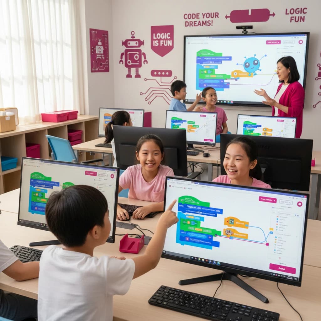 Coding For Kid Program training preview at Nura Dev